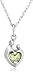 Jewelry : Sterling Silver Mother & Child August Birthstone Pendant by Janel Russell, 18"