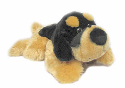 Childrens Toyshop  Toys : Plush Rottweiler Dog Puppet with Sound 16"