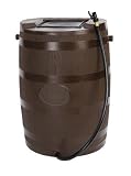 New Brown Ran Barrel 54 Gallon Polyethylene High Quality Modern Design Beautiful Practical Popular