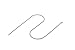 Men's 3mm Thin Wheat Braided Link Stainless Steel Chain Necklace Choose From 18in to 40in