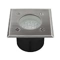 10er-Set Bodeneinbaustrahler LED 230V Terrassen- u. Gartenbeleuchtung