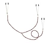 Spartacus Premium Bondage Y-Style Beaded with Clamp Red