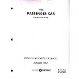 1966 MOPAR CHRYSLER DODGE DESOTO PLYMOUTH Parts Book by Mopar