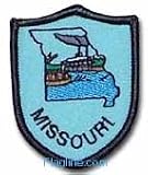 Missouri - State Shield Patch, Blue