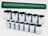 1/2 Drive, 6 pt. Standard Fractional Socket Set