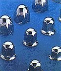 Wheel Masters 8011 1-1/16 Stainless Steel Lug Nut Cover - Pack of 8