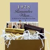 80th Birthday Gift - 1928 Golden Years Gift Basket