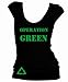 Operation Green: Customizable Sheer Longer Deep V-Neck Tee