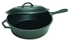 Lodge Logic Pre-Seasoned 5-Quart Chicken Fryer with Iron Cover