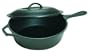 Lodge Logic Pre-Seasoned 5-Quart Chicken Fryer with Iron Cover