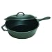 Lodge Logic Pre-Seasoned 5-Quart Chicken Fryer with Iron Cover