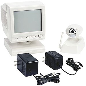 GE SmartHome Security 2.4 GHz Wireless Camera System with Monitor