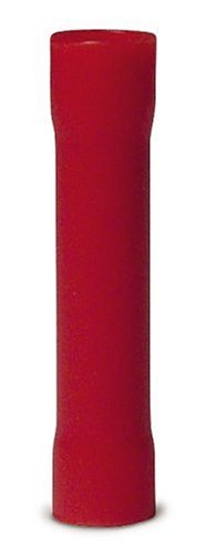 GB 10-121 Electrical Butt Splice 22-18AWG Terminals, Red, 100-Pack electrical wire