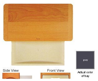 Boa - Chopping Board and Collecting Tray - Gray Tray by Chopping Blocks