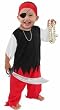 Child's Toddler Economy Pirate Halloween Costume (1-2T)