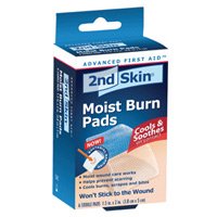 2nd Skin Moist Burn Pads, 1.5x2 6 ea by Spenco