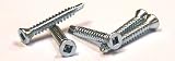 6 X 1 Self-Drilling Screws / Square Drive / Trim Head / #2 Point / Steel / Zinc / 7,500 Pc. Carton