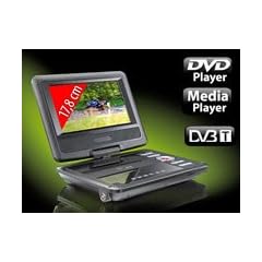auvisio Portabler DVD-/DVB-T-/Media-Player "DVB-810" mit 17,8 cm-TFT