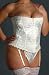 Shirley of Hollywood Floral Tapestry Full Figure Strapless Corset (X9001)