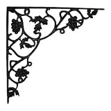 Shelving Hardware: Grape Iron Shelf Brackets 15 1/2" x 15 1/2