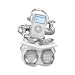 KNG AMERICA FUNKIT DJ ANIMATED IPOD SPEAKER SYSTEM (White)