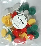 GOGO 3/4" Plastic Ball Markers(Price/ 50 pcs), Golf Accessories