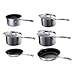 Le Creuset - 3 Ply Cookware Set 6 Piece Set. As shown