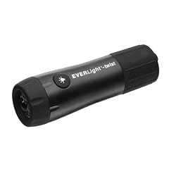 Everlight F379A Twist / LED Drehtaschenlampe ca.  � 4 x 14 cm, schwarz