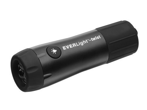 Everlight F379A Twist / LED Drehtaschenlampe ca.  &Oslash; 4 x 14 cm, schwarz Preisvergleich