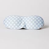 Sleep Mask in Blue and White Dots