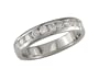 18k White Gold 1/2ctw Round Brilliant Diamond  Band (H, SI2)