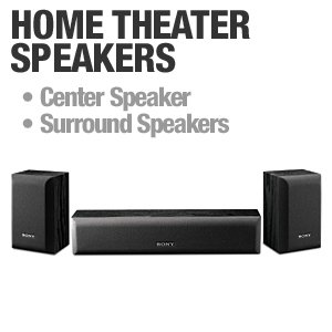 Sony SS-CR3000 Center and Rear Channel Speaker Package