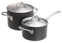 Calphalon One Infused Anodized 3-Piece Stocks and Sauces Technique Set
