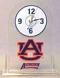 Auburn Tigers Desk Clock