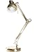 Lloytron 35W Studio Poise Hobby Desk Lamp in Antique Brass