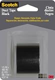 3M #1005-BLK-CD 1.5x5YD Black Duct Tape