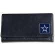 Dallas Cowboys Genuine Leather Womens Female Clutch Pocketbook - NFL Football Fan Shop Sports Team Merchandise