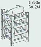 Vinland Wooden Wine Rack--8 Bottle
