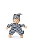 Star Doll Rattle in Blue Stripe