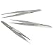 First Aid Only Deluxe Tweezers, 3-1/2" Stainless Steel, Pointed Edge, 12-Count Bags