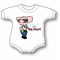Tough Pig Bib and Onesie