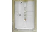 Sterling 72044100-0 Intrigue Shower Wall Set Only Neo-Angle Corner White