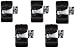 5 Pack Of Black Speaker Wall Mount Brackets For Bose,sony,sa