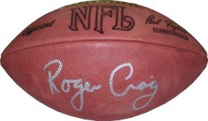 Roger Craig Autographed/Hand Signed Official NFL Tagliabue Football San Francisco 49ers