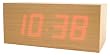 Kikkerland Designer Wooden LED Digital Clock
