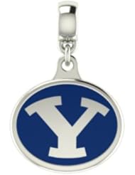Brigham Young BYU Collegiate Drop Charm Fits Most Style Bracelets Including Chamilia, Zable, Troll and More. High Quality Bead in Stock for Fast Shipping.