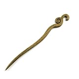 Crystalmood Handmade Lignum-vitae Wood Carved Hair Stick Spiral 7.25 inches