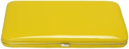 Solid Color Flat Clutch Opera Women's Wallet -- Many Color Options (Yellow)