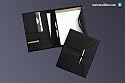 Cross Black Pebbled Leather Padfolio with Pen