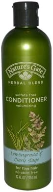 New - Nature's Gate Lemongrass and Clary Sage Conditioner - 12 oz